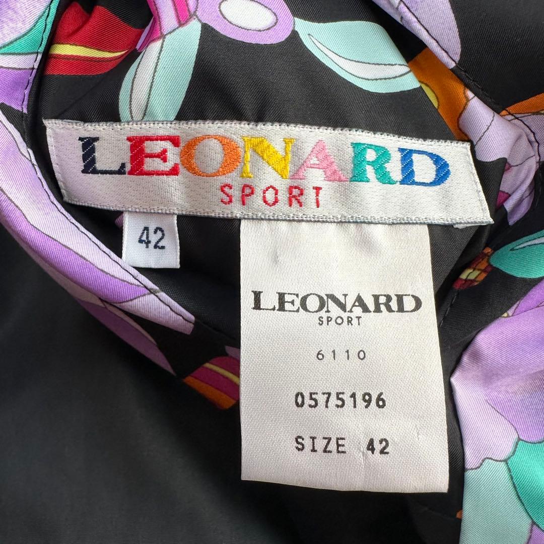 美品✨XL(42) レオナール リバーシブル ジャケット 花柄 LEONARD