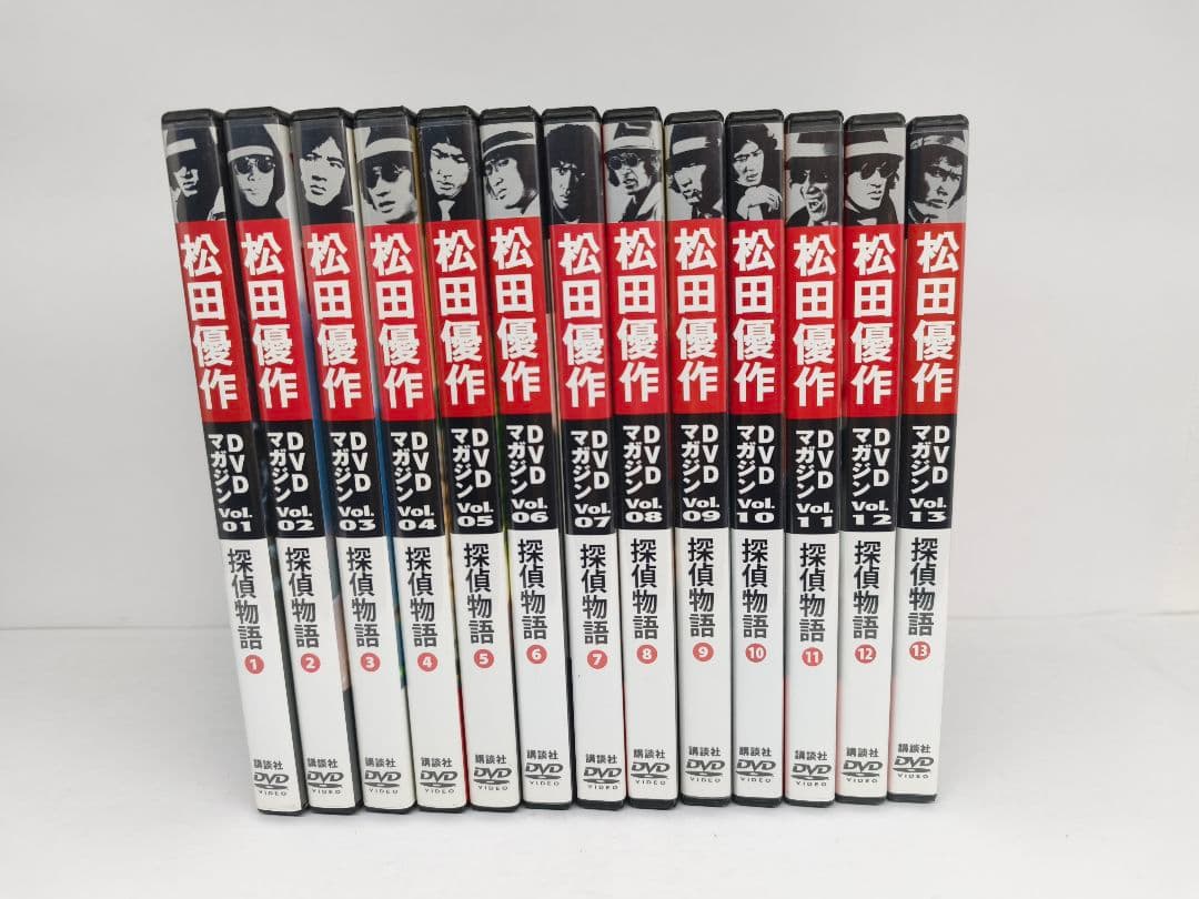 松田優作 DVDマガジン 探偵物語 全13巻 バインダー付き