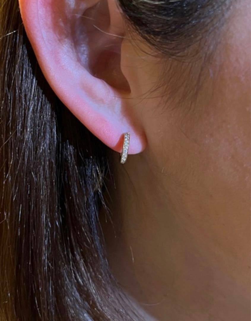 【新品 未使用】プラチナ ダイヤモンド ピアス 片耳