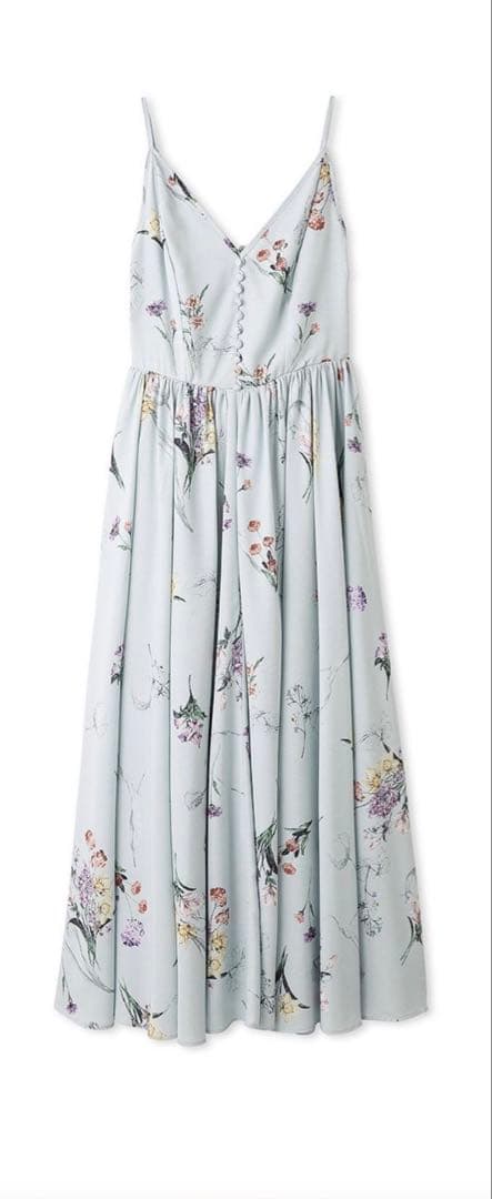 【期間限定値下げ】FRAY I.Dボタニカルプリントキャミソールワンピース