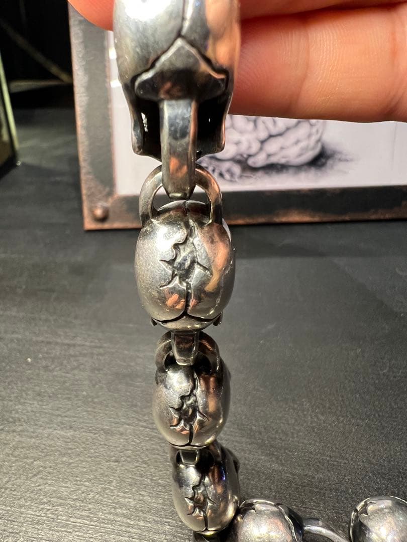 RA-studio silver925スカルウォレットチェーン