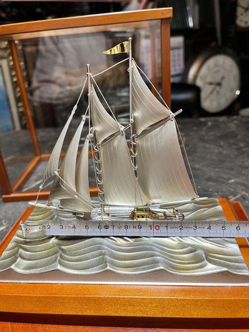 篠原です 武比古　銀製　帆船　シルバー985　重量78グラム