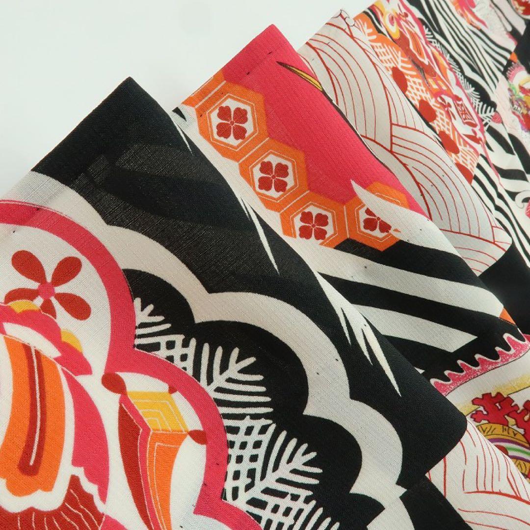 撫松庵謹製 宝尽くし セオアルファ トールサイズ 浴衣 着物 A3050