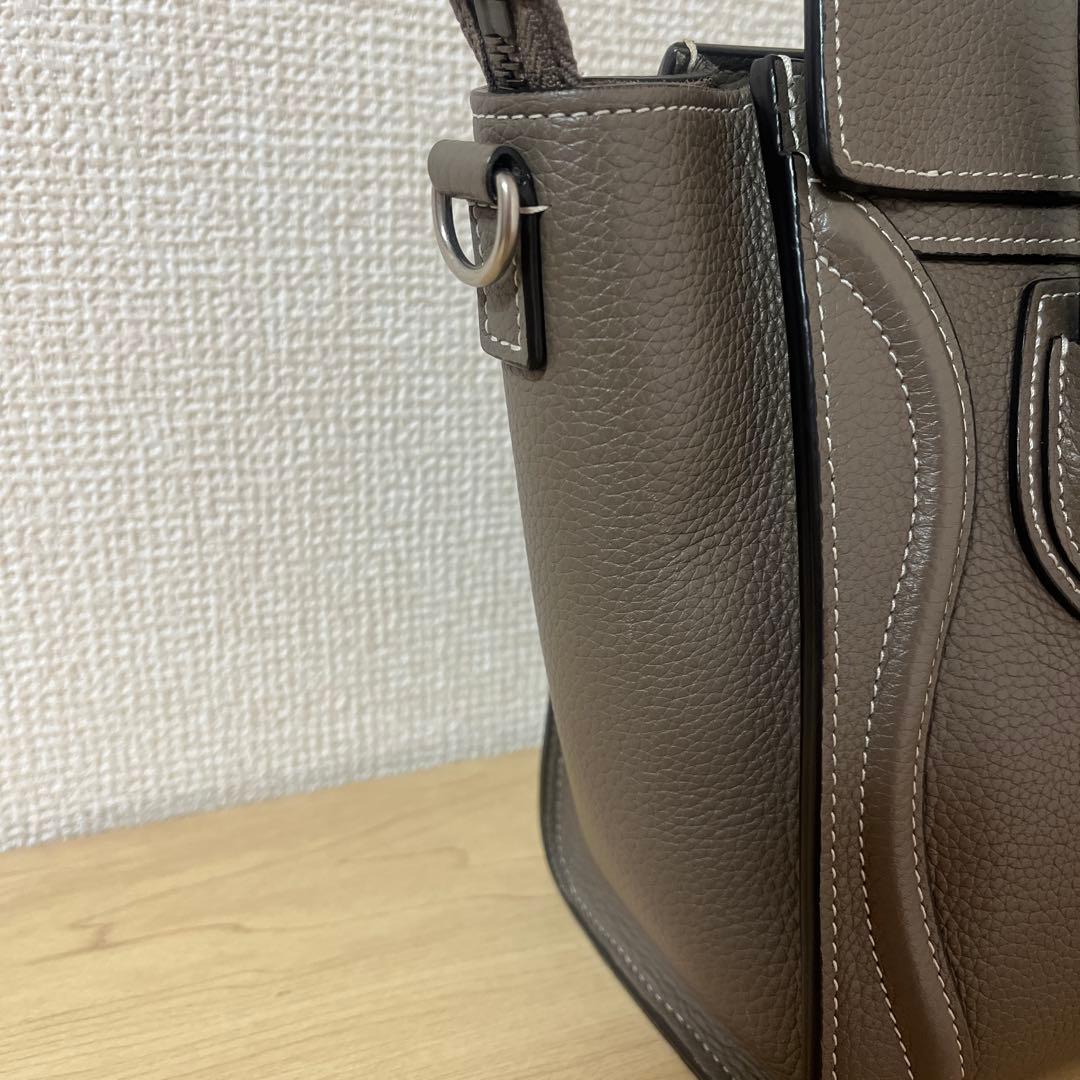 み*み様 人気モデル☆セリーヌ　ラゲージ　ナノショッパー　2way ショルダー