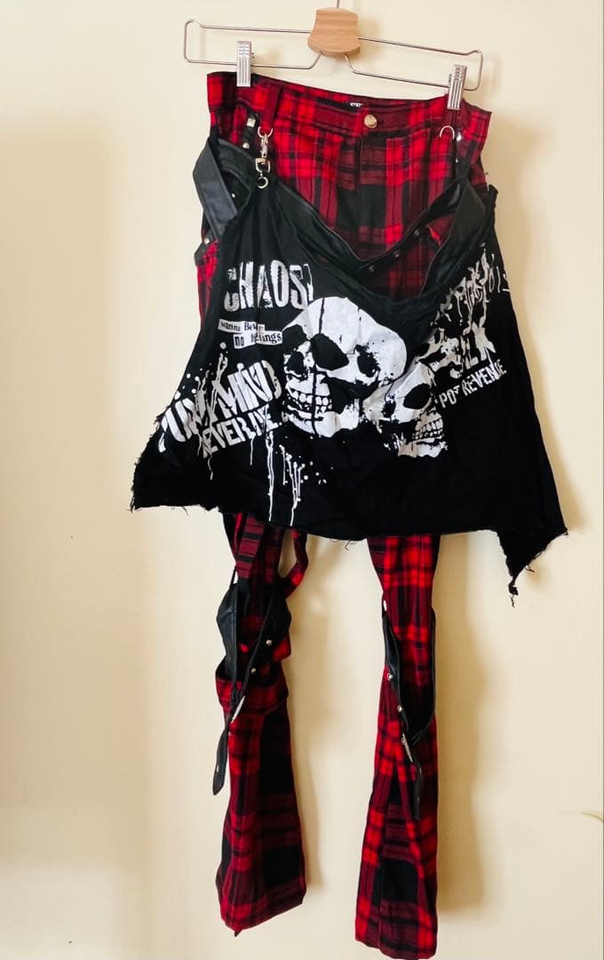 【美品】SEX POT ReVeNGe カスタムパンツ L 赤