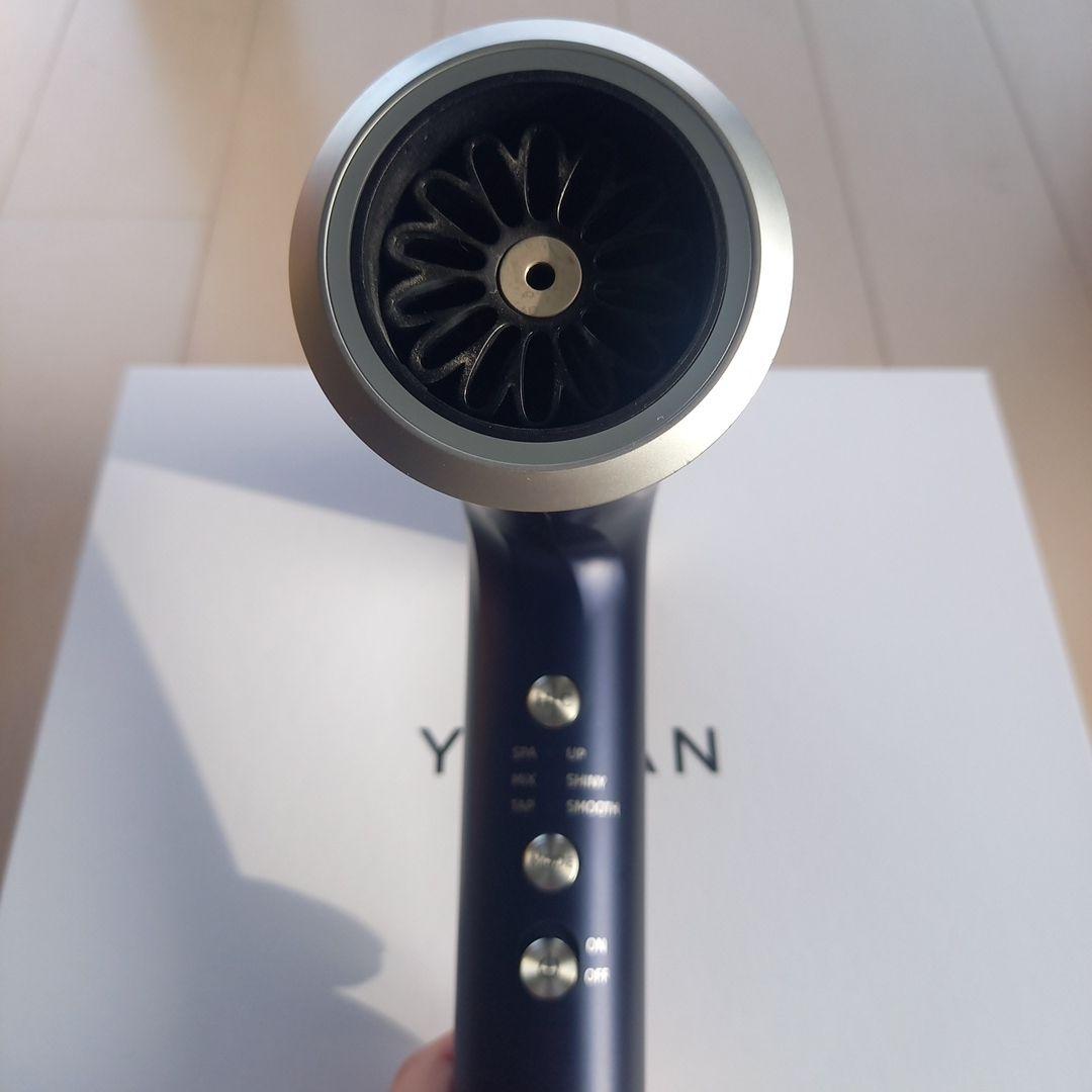 【美髪・動作良好】YAMAN リフトドライヤーSライト YJHC1L-2ネイビー