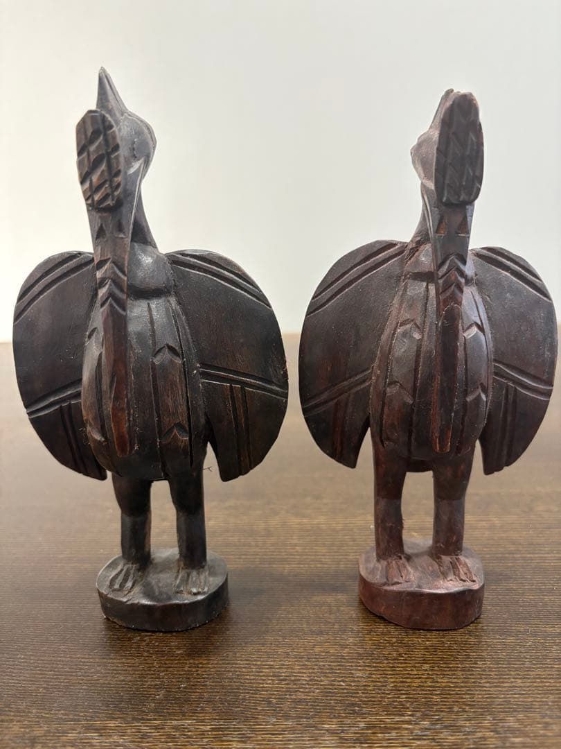 コートジボワール セヌフォ族 カラオ鳥2点セット