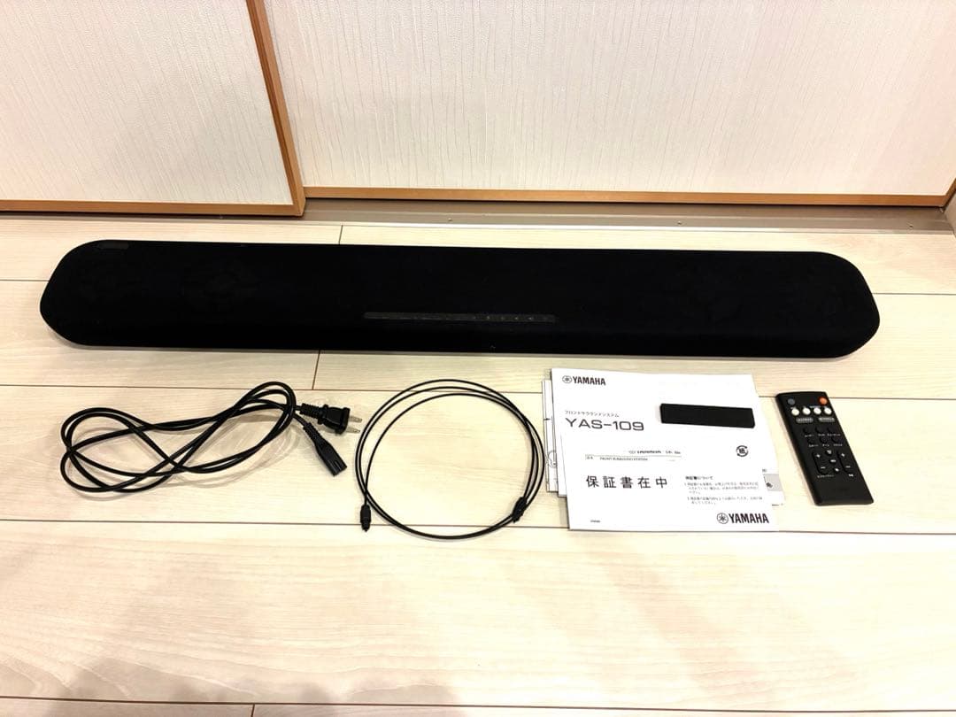 【ほぼ未使用】YAMAHA YAS-109 サウンドバー▫️Alexa対応◽️