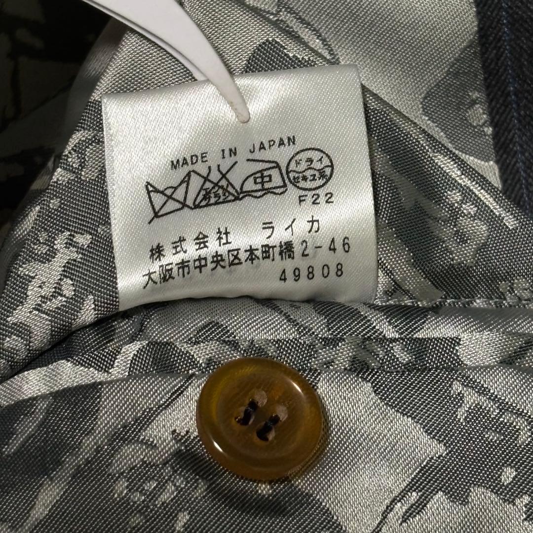 ヴィヴィアンウエストウッドマン　セットアップ　44 総柄　グレー　オーブボタン