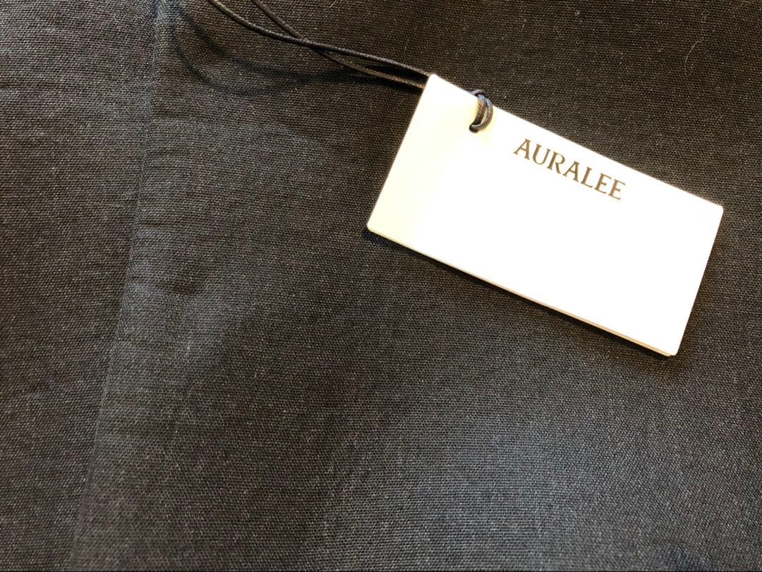 【新品未使用タグ付】AURALEE オーラリー スポンジ ブルゾン ブラック