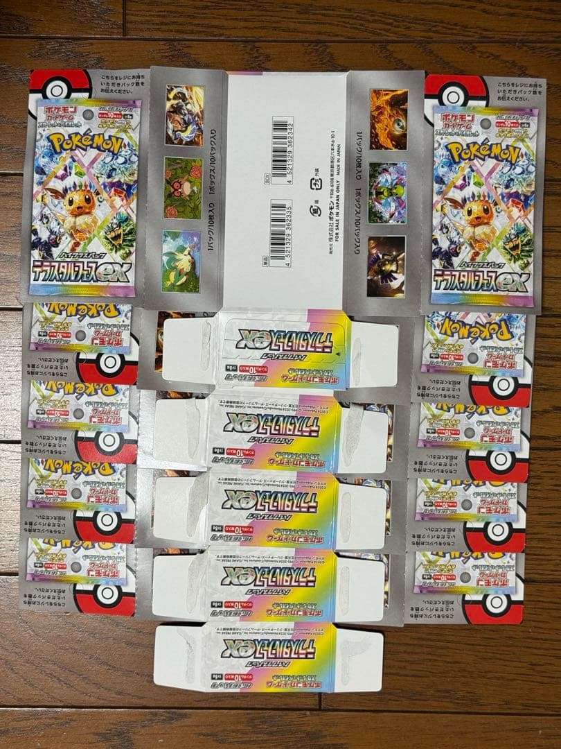 ポケモンカード テラスタルフェスex 空き箱　10箱