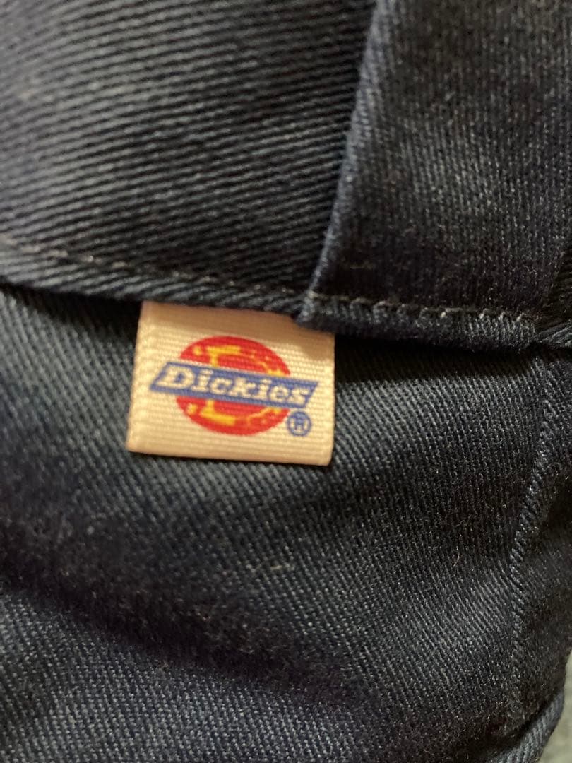 【美品】USA製　Dickies　チビタグ　ワークパンツ　チノパン　ネイビー