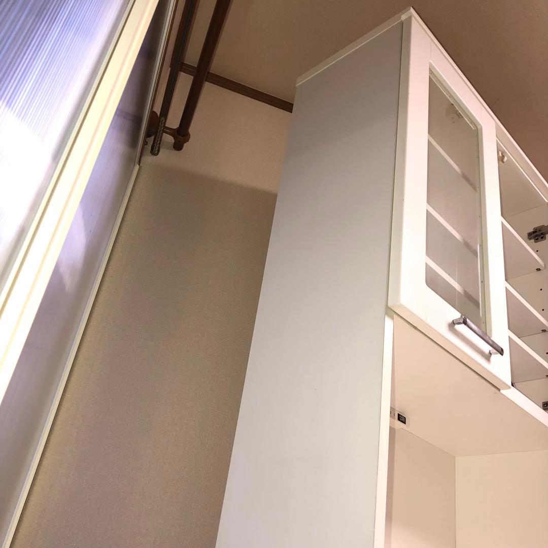 ニトリ キッチンボード 食器棚 レンジボード 幅75✕奥行42✕高さ210cm