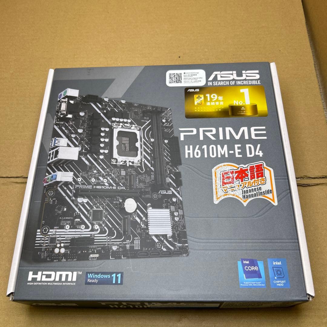ASUS マザーボード PRIME H610M-E D4