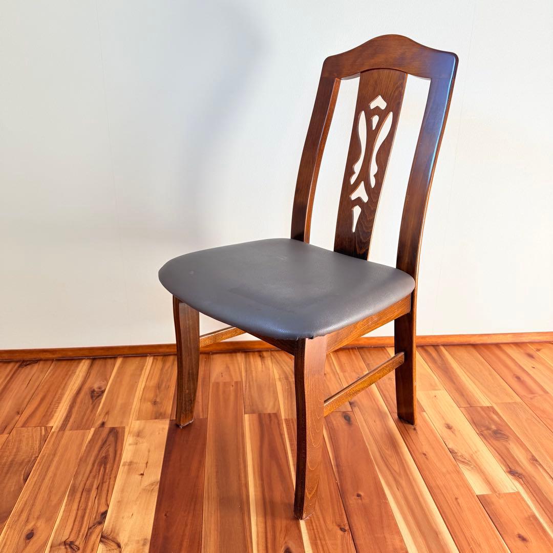 ② カリモク　ダイニングチェア　木製　karimoku 椅子　イス　コロニアル