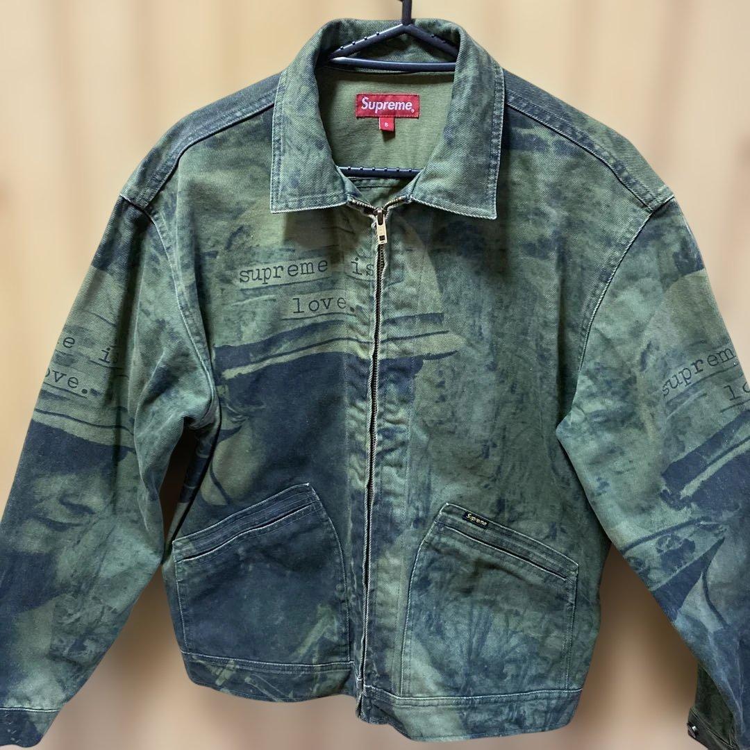 Supreme is Love Denim デニム　ジャケット　ジップアップ　S