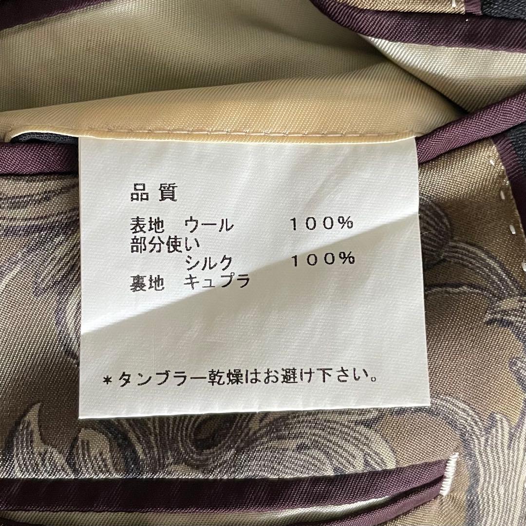 Paul Smith ジャケット メンズ　ウール シルク 黒 Lサイズ