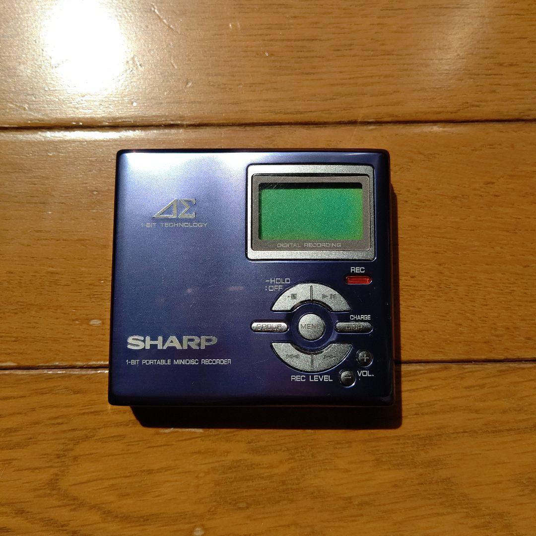 SHARP 1bitポータブルMDレコーダー MD-DR7-A