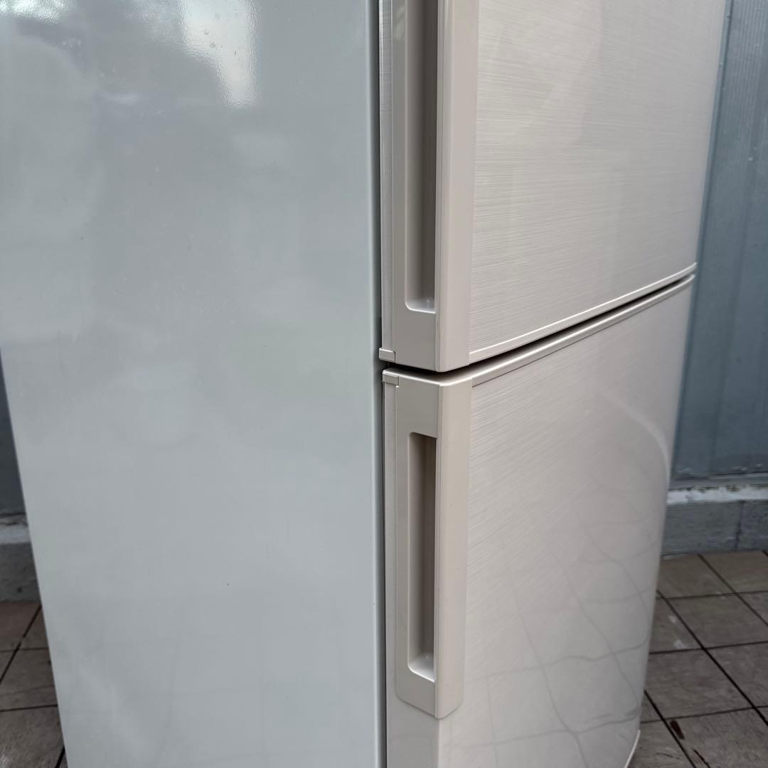 送料込 SHARP プラズマクラスター冷蔵庫 271L ロゼベージュ　ピンク系