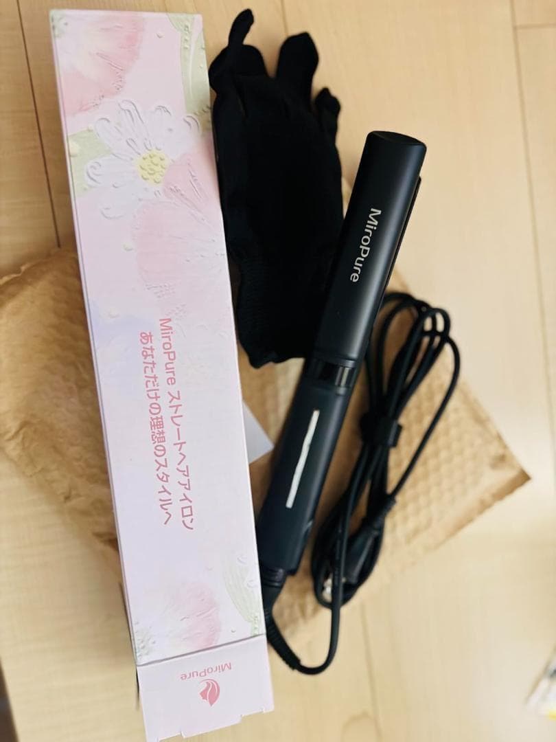 新品未開封Miropure ヘアアイロン ストレートアイロン 25mmプレート