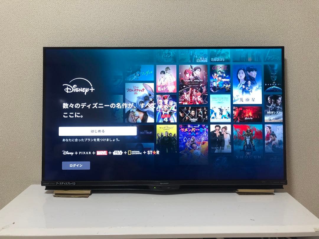 シャープ 40V型 4K液晶テレビ AQUOS 4T-C40AJ1 動画アプリ