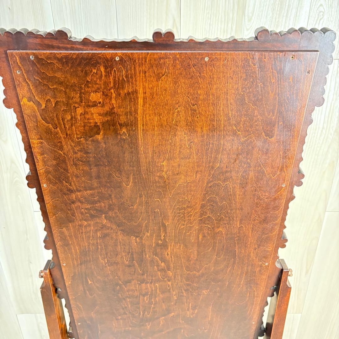 【元祖 軽井沢彫】軽井沢彫 鏡台　桜 さくら彫刻 大阪屋家具店　ドレッサー