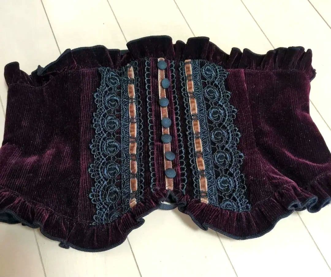 シェグリット sheglit ボルドーカラーコルセット