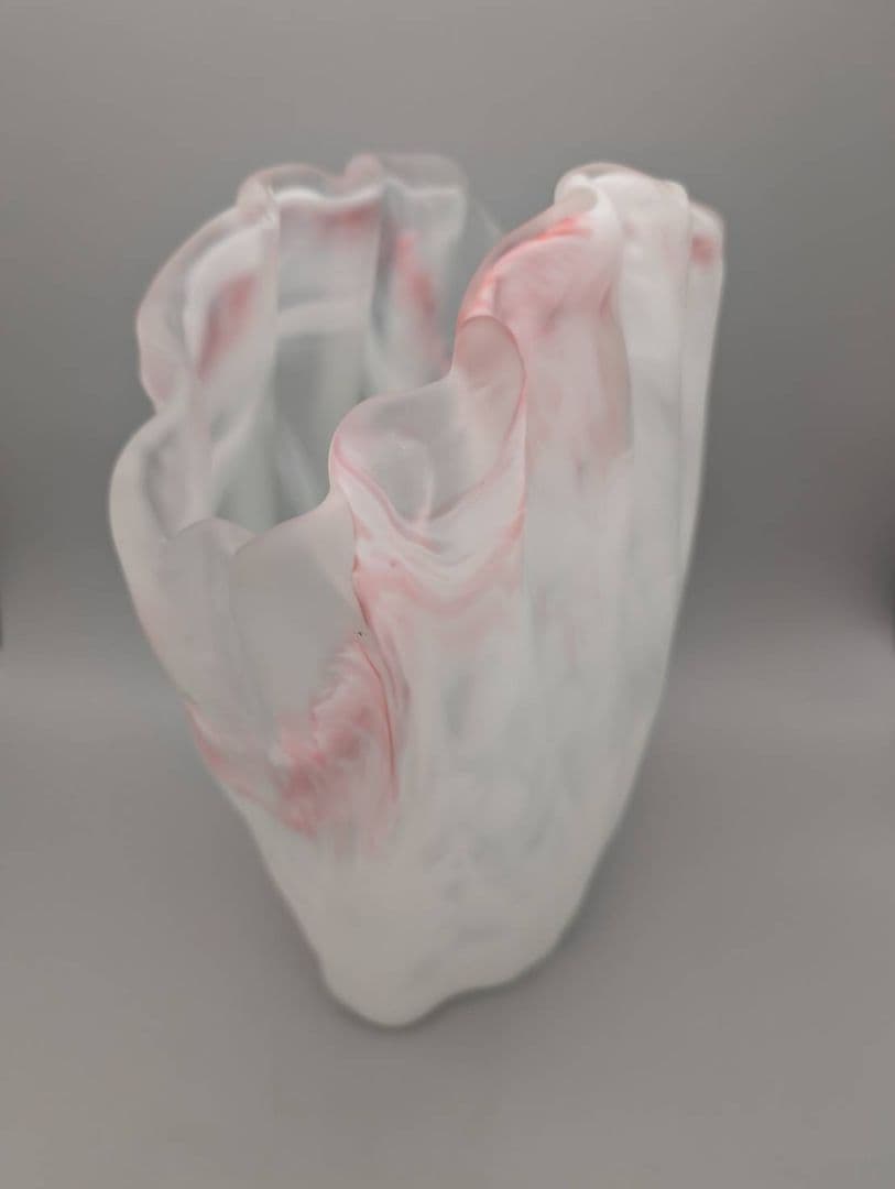 MURANO　ムラノ　ピンク　花瓶　置物　インテリア　イタリー製