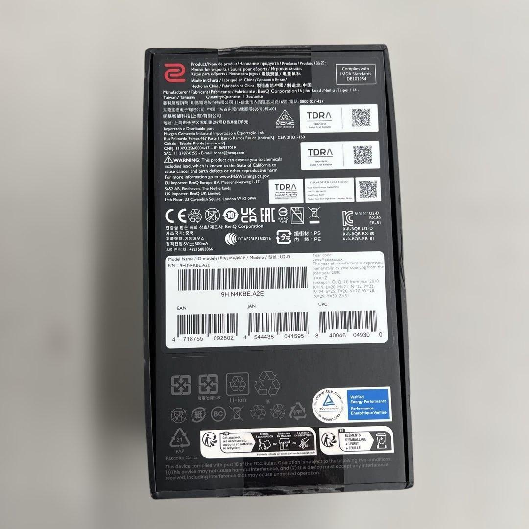 601500 未開封　ベンキュージャパン BenQ ZOWIE U2