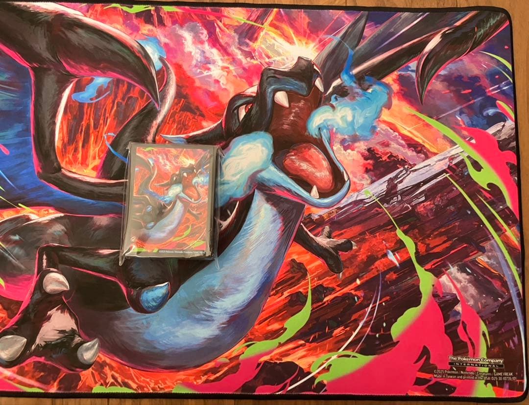 メガリザードンX プレイマット & スリーブ未開封UPC 2025 海外限定品⑧