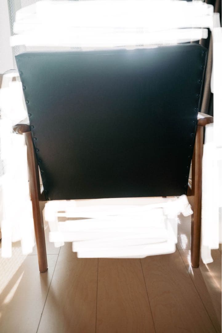 【美品】カリモク60 シングルソファ　ウォールナット