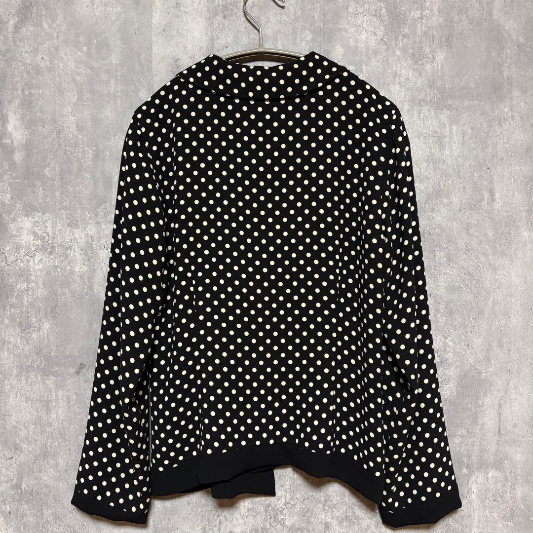 tricot COMMEdesGARCONSトリココムデギャルソンドットブラウス