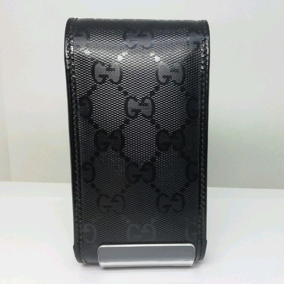 GUCCI　グッチ　インプリメ　ブラック　シガレットケース　タバコ入れ