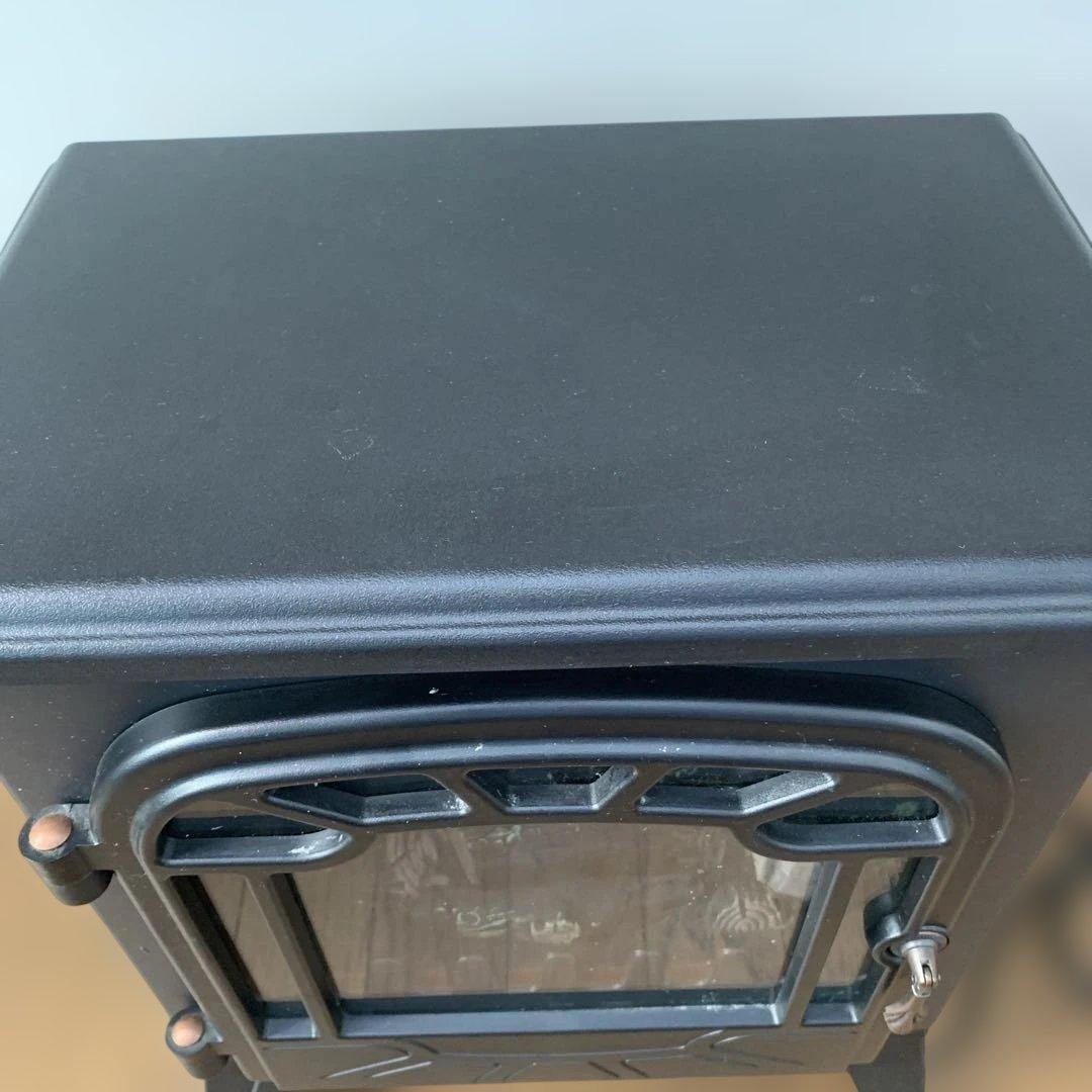 アンダルシア★暖炉型レトロファンヒーター。黒