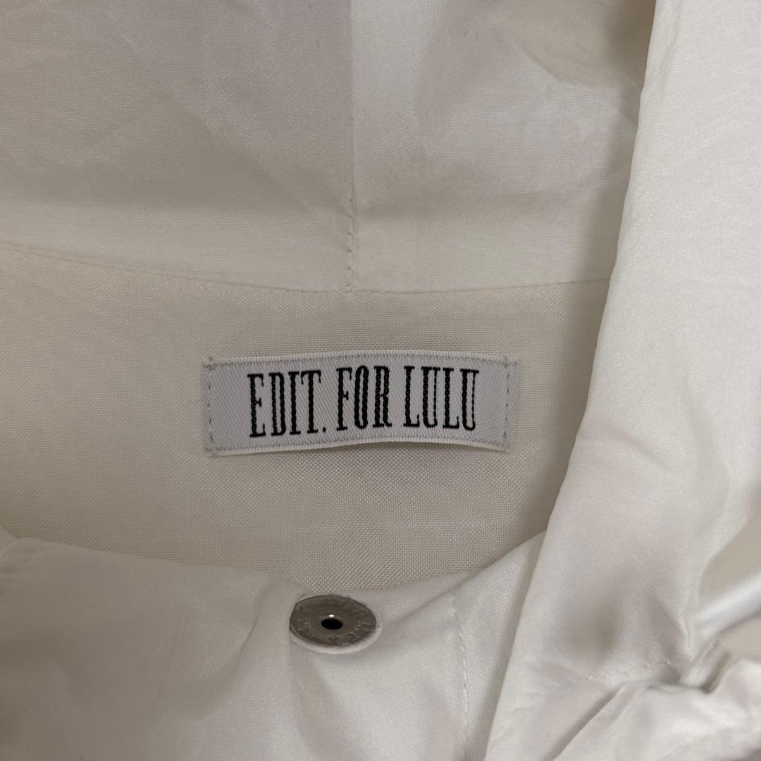 m*k様 美品✨エディットフォールル スノーカモショートパーカー　ホワイト 36