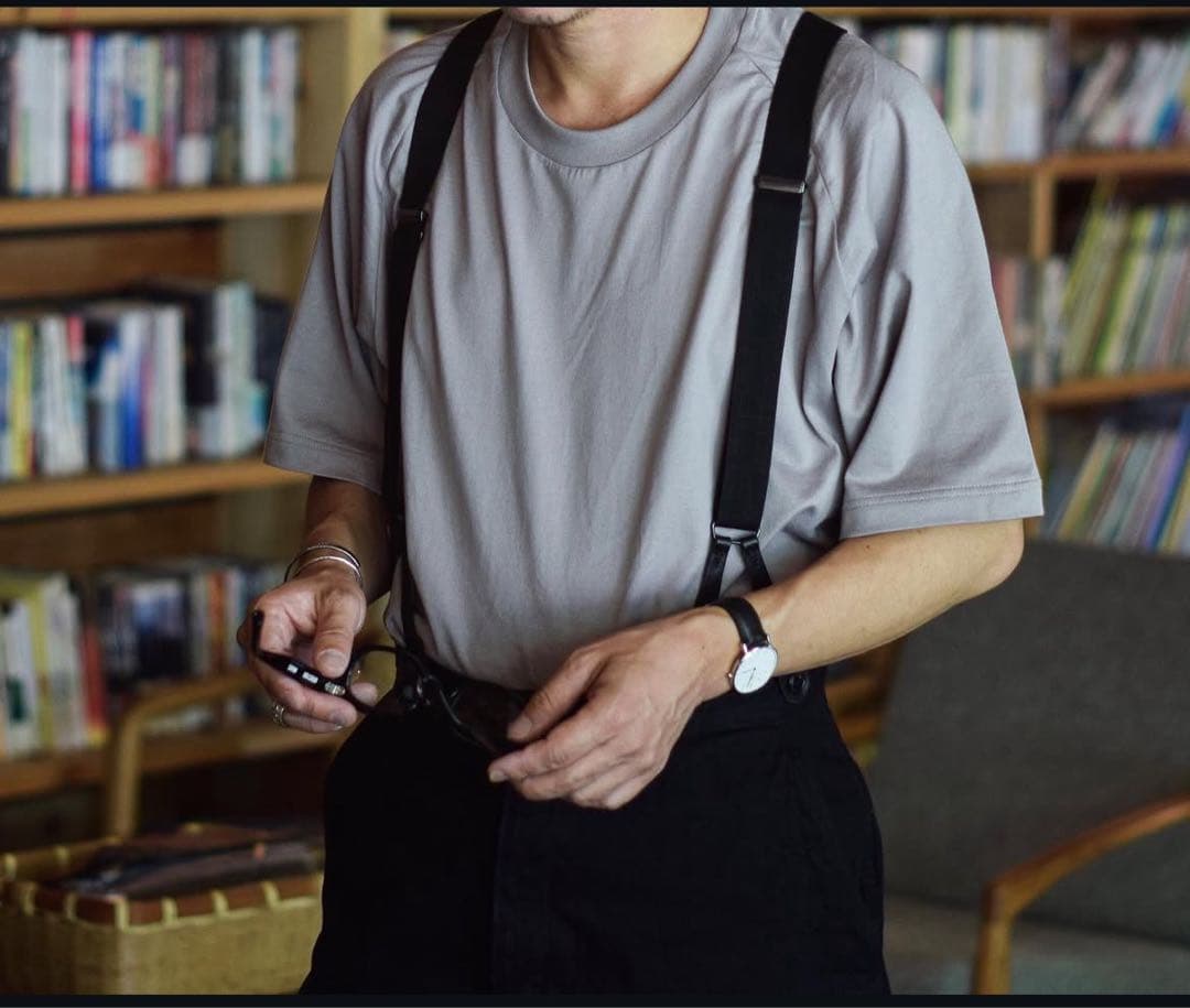 ね*式様 COMOLIサスペンダー未使用/コモリ オーバーパンツ用サスペンダー