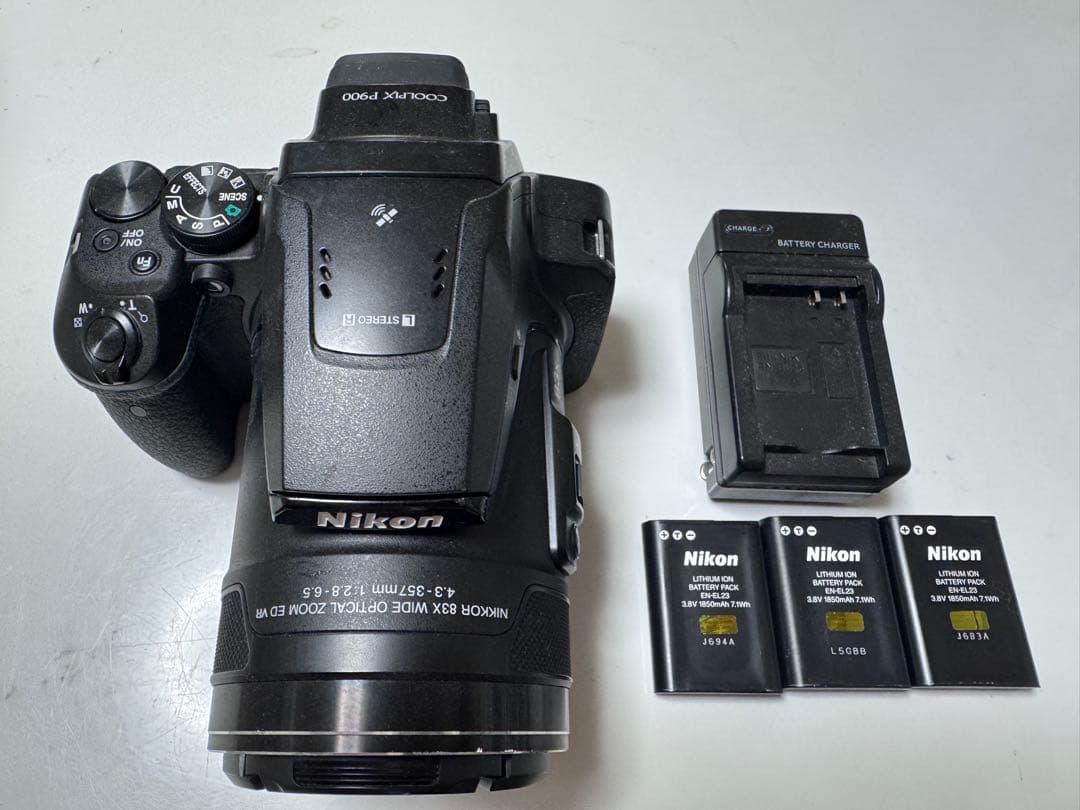 Nikon COOLPIX P900 バッテリー3個付き