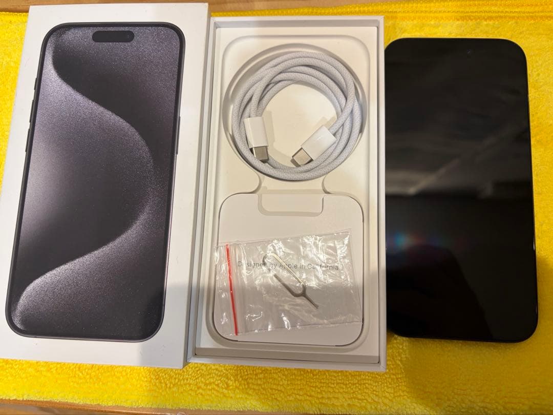 iPhone 15Pro ブラック128GB SIMフリー　即日発送致します