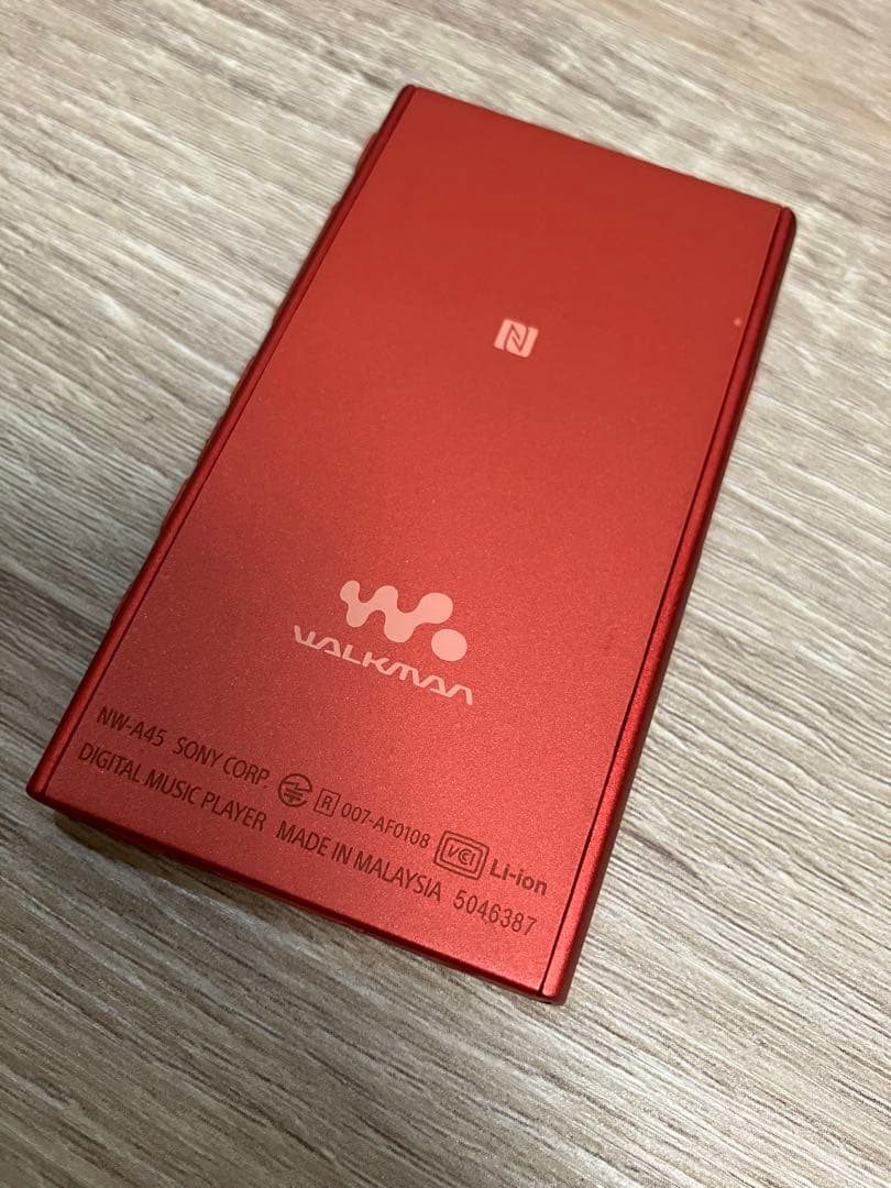 Sony NW-A45 デジタルオーディオプレーヤー レッド
