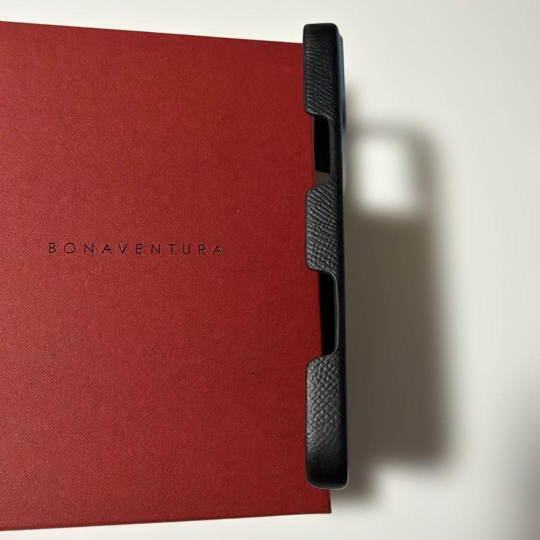 【ボナベンチュラ】iPhone17ProMaxバックカバーケースノービレレザー