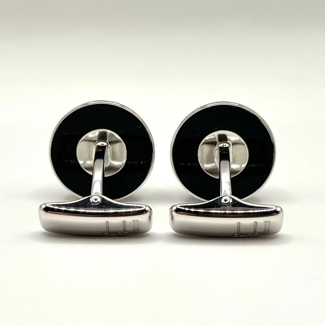 【未使用・希少】ダンヒル カフリンクス カフス dロゴ シルバーカラー