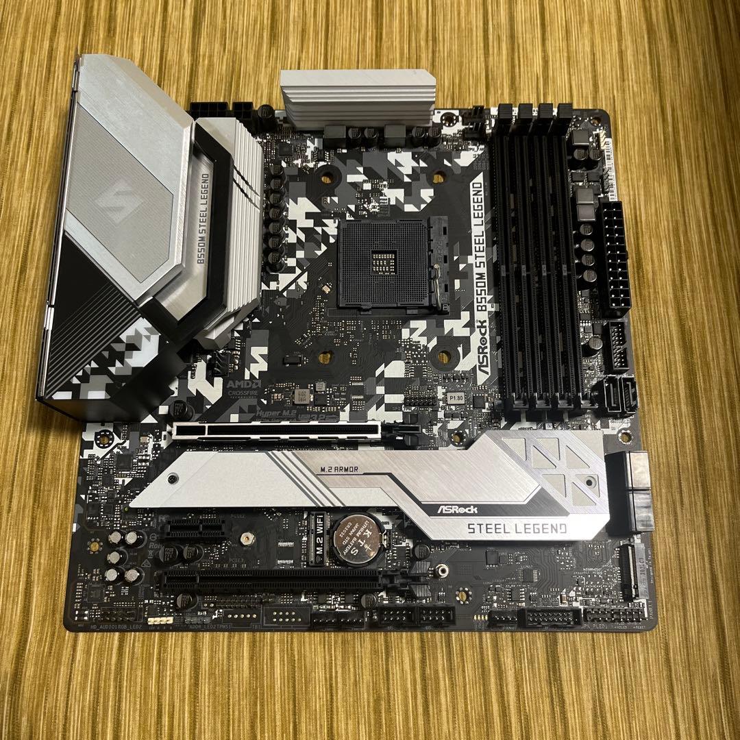 マザーボード ASRock B550M Steel Legend
