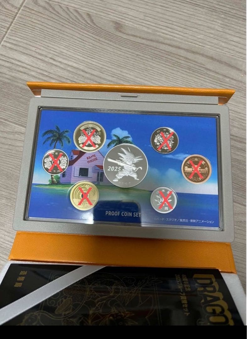 希少　ドラゴンボール40周年記念　2025プルーフ貨幣セット　造幣局
