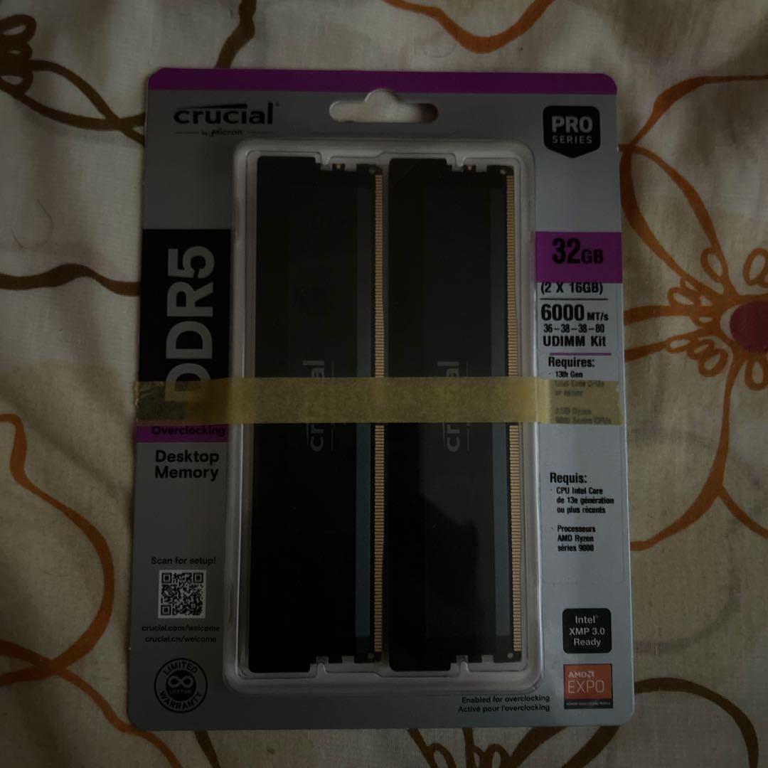 メモリー Crucial DDR5 Pro 32GB 6000MT/s