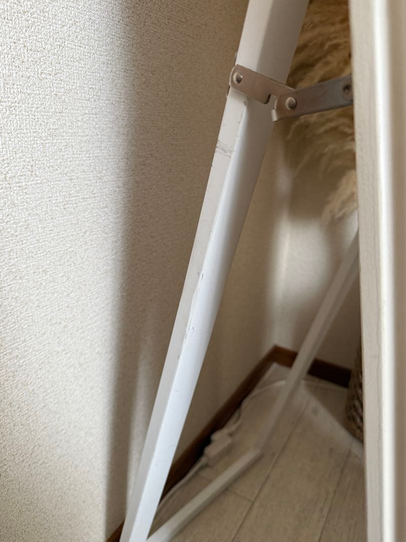 【美品】シャビーシック アンティーク調 スタンドミラー 全身鏡