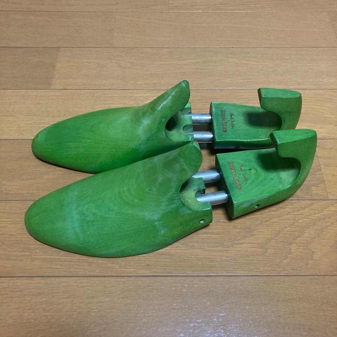 ポールスミス　JOHN LOBB グリーン スエード ドレスシューズ