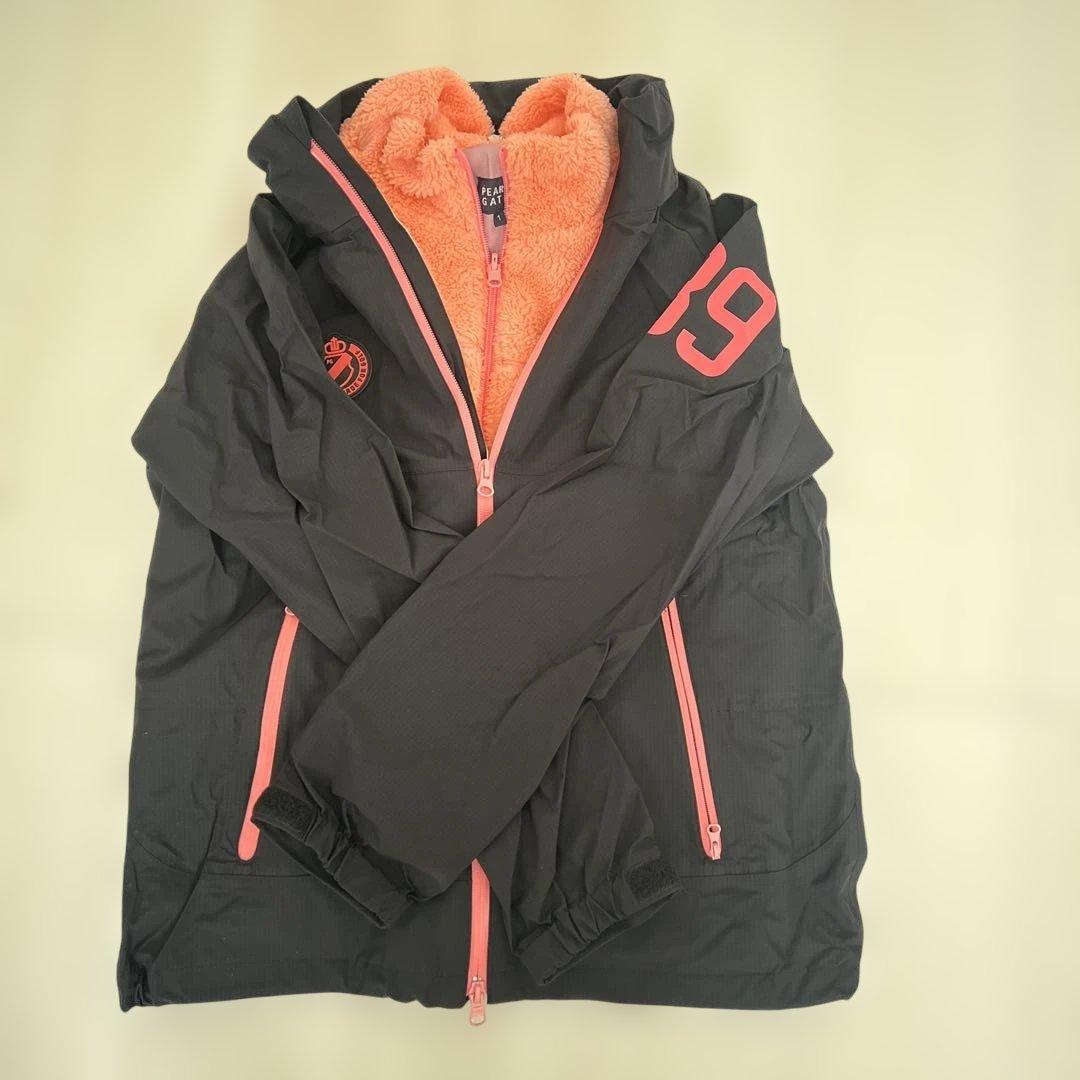 PEARLY GATES レディースジャケット ブラック/ピンク