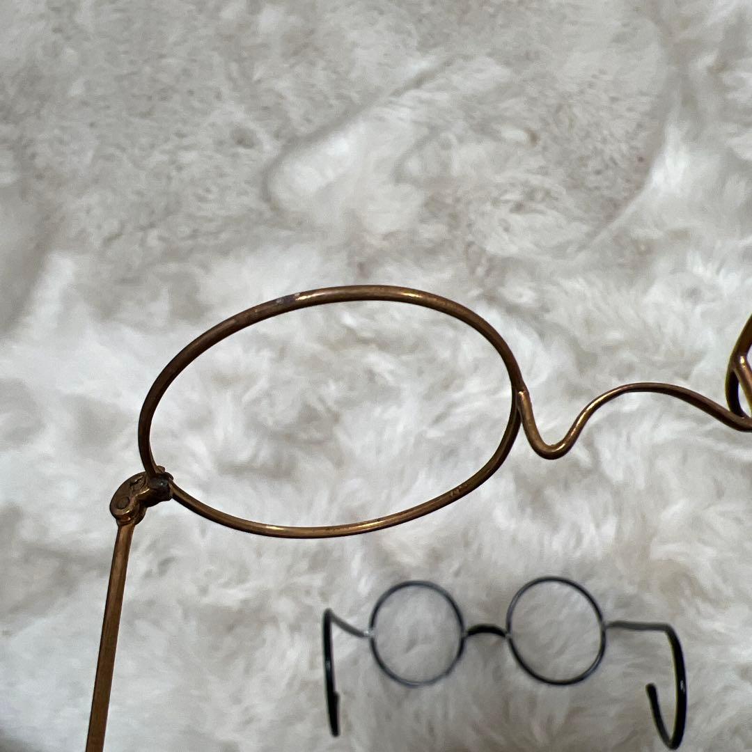 アンティーク メガネ 一山 セル巻き 当時物 2本セット