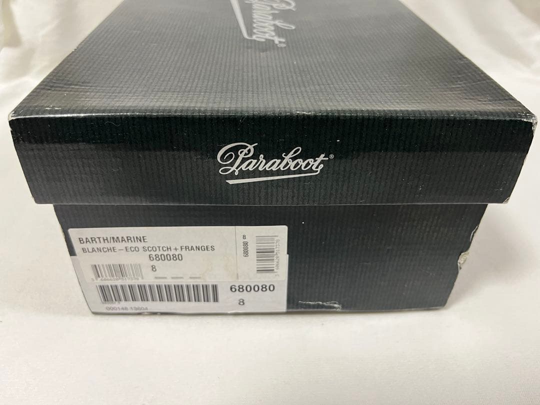 パラブーツ バース キルト付き モカシン デッキシューズ UK8