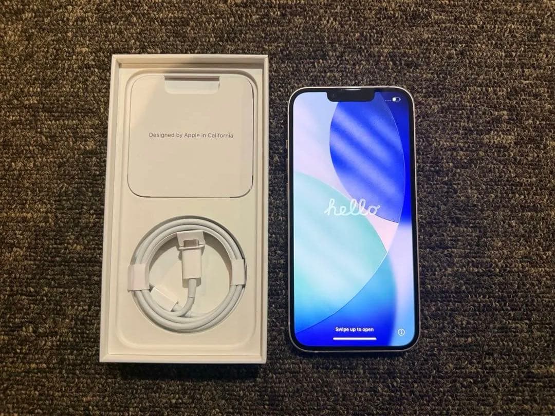 iPhone13 128GB ピンク バッテリー98% 一括購入品